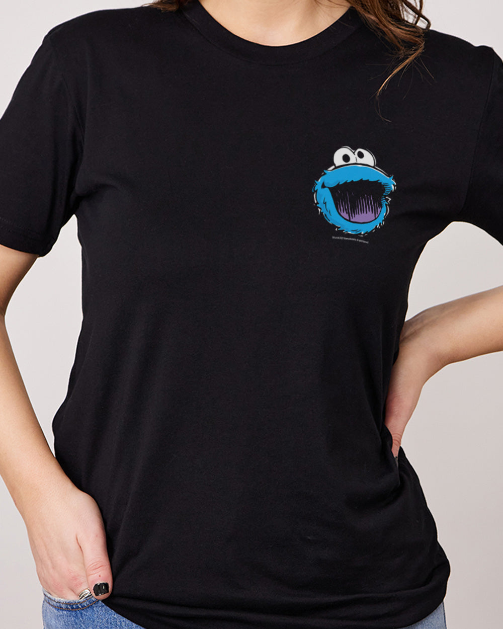 Cookie Monster Face Mini Print Tee Australia Online