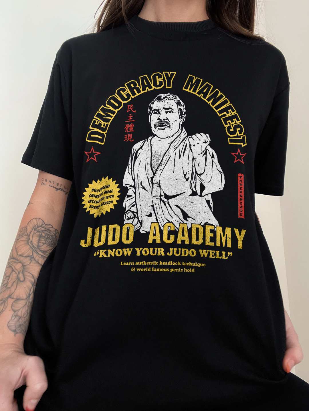 Democracy Manifest Judo Academy T-Shirt Australia Online
