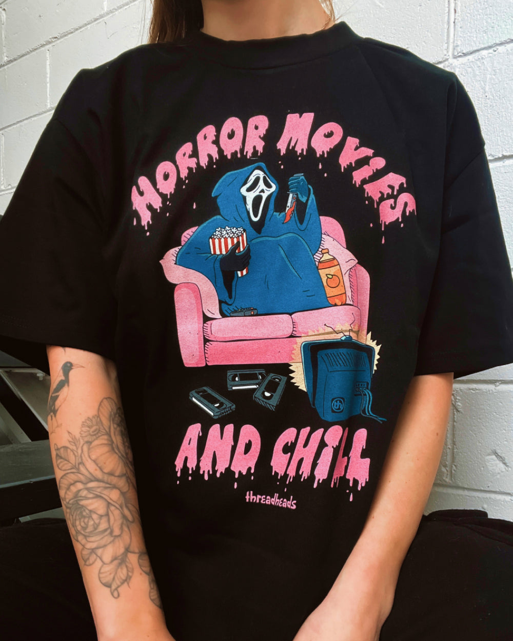 Horror Movies and Chill T-Shirt Australia Online
