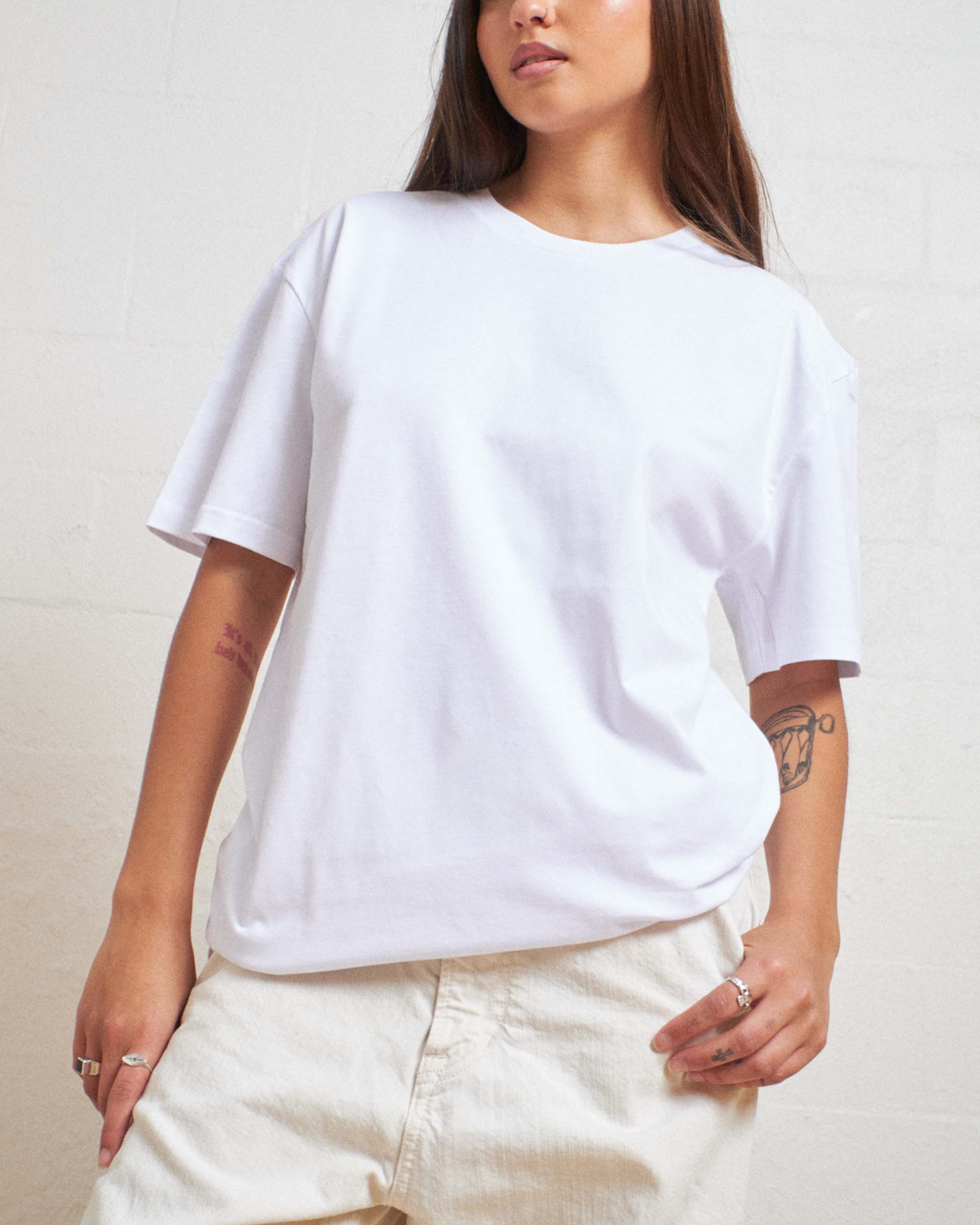 Classic Tee 5-Pack: Yellow, Pink, Natural, Pale Blue, White Australia Online