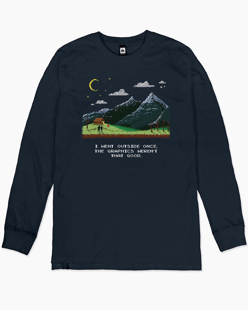 I Went Outside Once Long Sleeve Australia Online #colour_navy